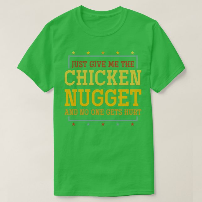T-shirt Drôle Poulet Nugget Humour Thanksgiving Day (Design devant)