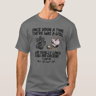 T-shirt Drôle Poulet S Pour Femmes Filles Chiens De Poulet