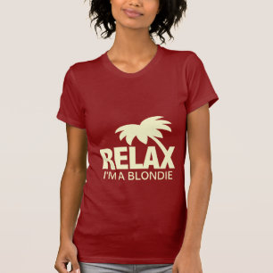 T-shirt drôle pour blondes