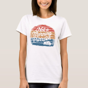 T-shirt drôle pour chat « Pas une personne du mati