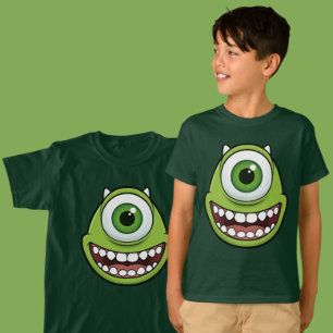 T-shirt drôle pour enfants avec un monstre vert à