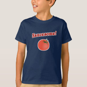 T-shirt drôle pour enfants italiens Saucesome