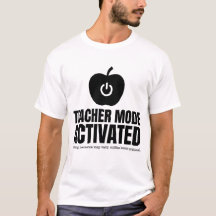 T-shirt drôle pour enseignant avec mode enseignant