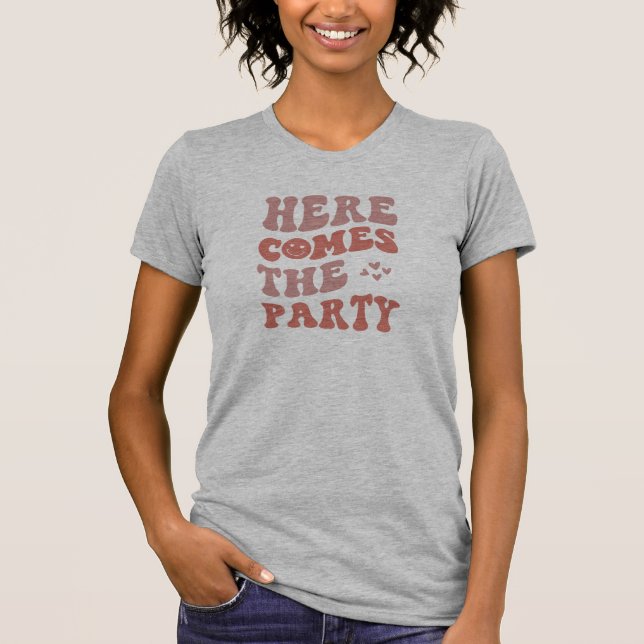 T-shirt drôle pour enterrement de vie de jeune fil (Devant)