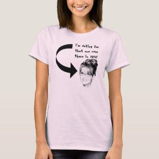 T-shirt drôle pour femmes Sarah Palin 2012