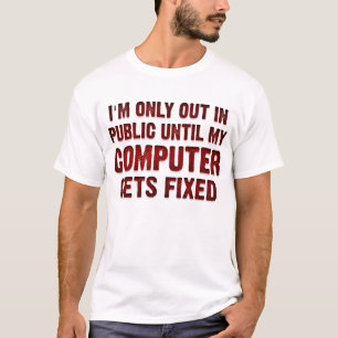T-shirt drôle pour geek gamer d'ordinateur