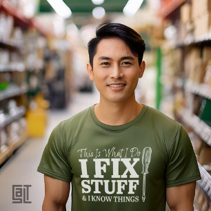 T-shirt drôle pour homme à tout faire Ceci est ce 