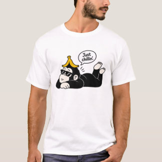 T-shirt drôle pour homme - Gorille décontracté - H