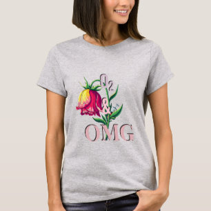 T-shirt drôle pour infirmières – « O₂ & OMG » Humo