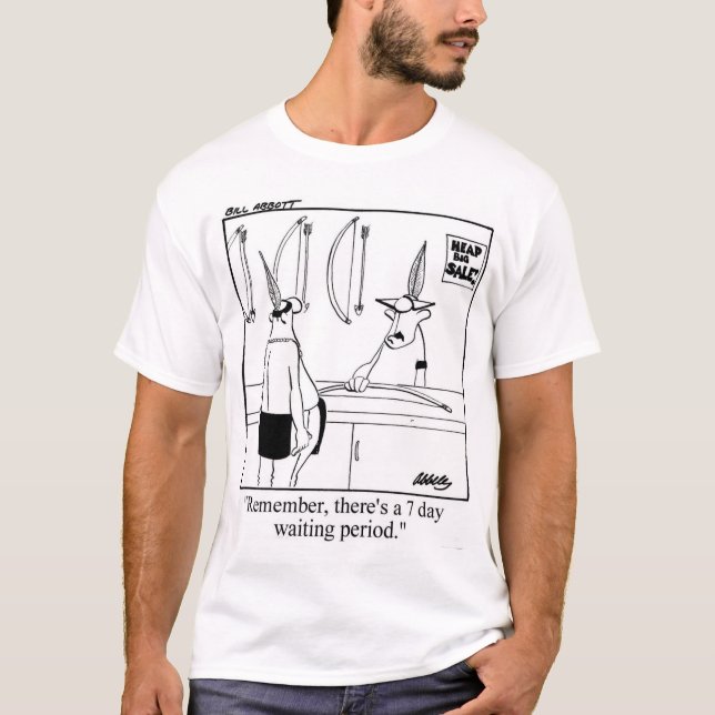 T-shirt drôle pour le sportif de plein air! (Devant)