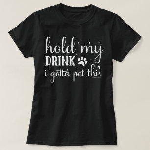 T-shirt drôle pour les amoureux des chiens - Tenir