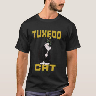 T-shirt drôle pour maman Boss Tuxedo Cat Cap Amour