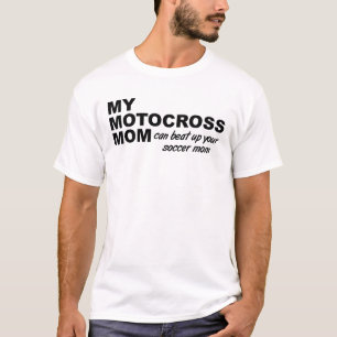 T-shirt drôle pour maman de motocross