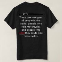 T-shirt drôle pour motard
