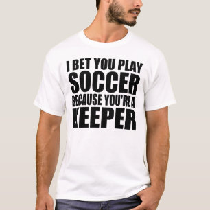 T-shirt Drôle prenez la ligne : GARDIEN DU FOOTBALL