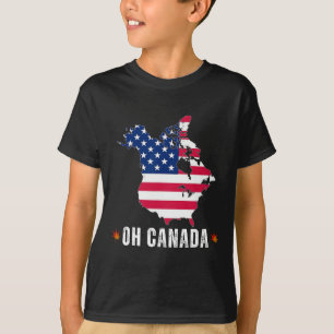 T-shirt Drôle Président Donald Trump Oh Canada Amérique de