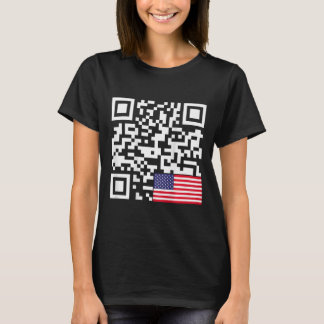 T-shirt Drôle président du Qr Trump 4547 Trump Danser Fla