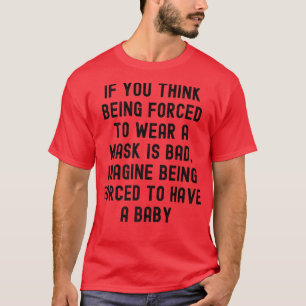 T-shirt Drôle Pro Choice Feminisme Feminisme Masque politi