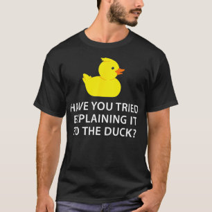 T-shirt Drôle Programmeur Débogage de canard en caoutchouc