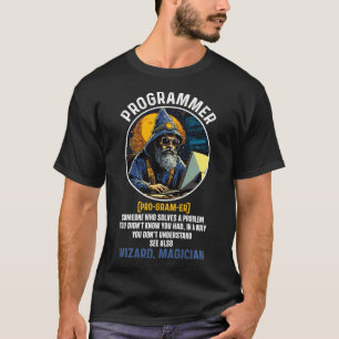 T-shirt Drôle Programmeur Définition Technologie de l'info