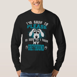 T-shirt Drôle propriétaire de chien gris