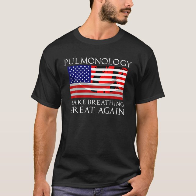 T-shirt Drôle Pulmonologue Cadeau Cool Pulmonologie US Dra (Devant)