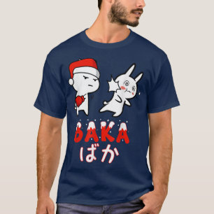 T-shirt Drôle Pyjama de Noël, Anime Baka Idiot Rabbit Bu