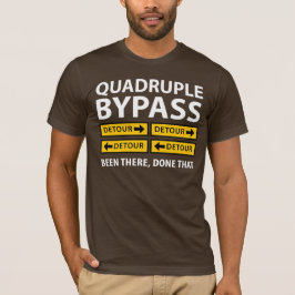 T-shirt Drôle quadruplez le survivant de chirurgie