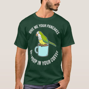 T-shirt Drôle Quaker Parrot Cadeau Pour Les Propriétaires 