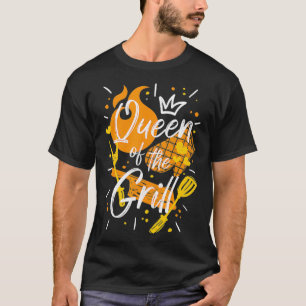 T-shirt Drôle Queen Of The Grill Grilling Stuffs Cuisine M