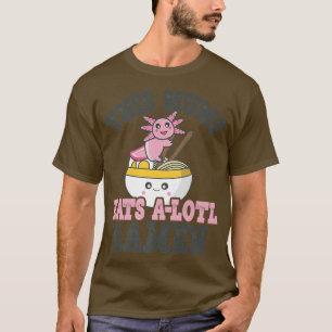T-shirt Drôle Ramen Amoureux Filles mignonnes Axolotl Mang