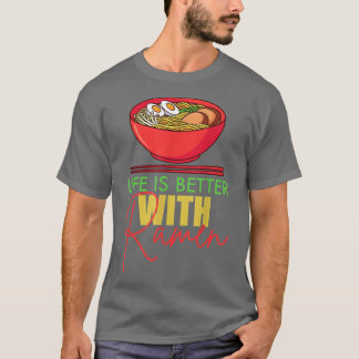 T-shirt Drôle Ramen Nourriture Nouilles Japonais Anime Amo