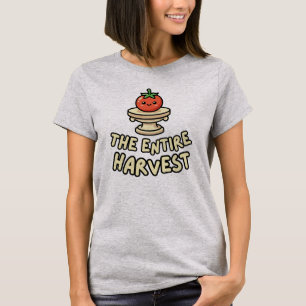 T-shirt Drôle Récolte Entière Petite Tomate Jardinier Humo
