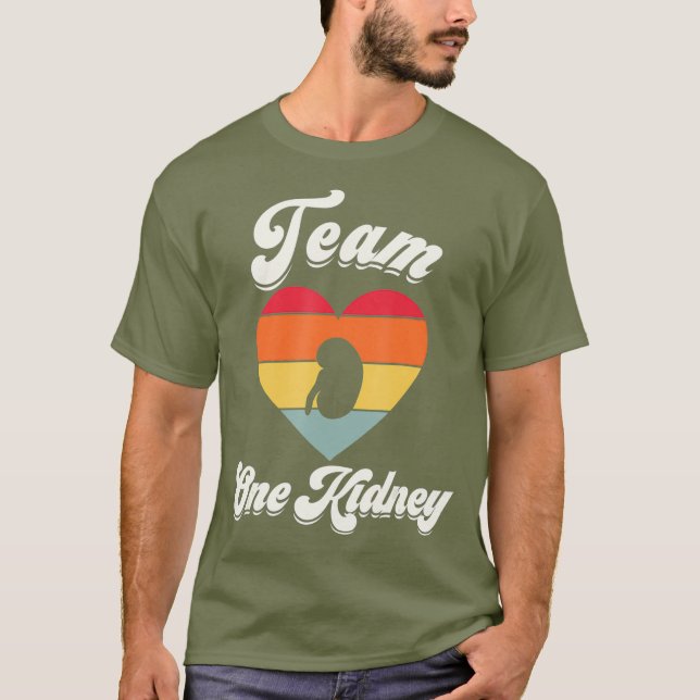 T-shirt Drôle Rein Donor Transplant Nephrologie Infirmière (Devant)