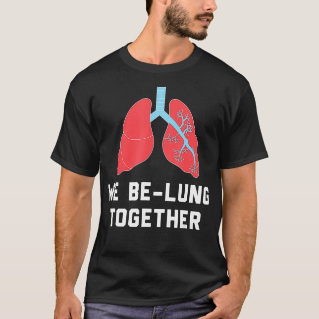 T-shirt Drôle Respiratoire Thérapie Pun Transplant pulmona (Devant)