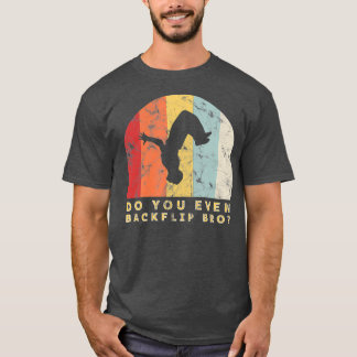 T-shirt Drôle Retournement Parkour