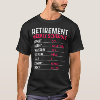 T-shirt Drôle Retraite Pour Hommes Femmes Cool Retraité Re