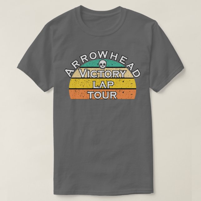 T-shirt Drôle Retro Bus Vector Citation Arrowhead Victory  (Design devant)