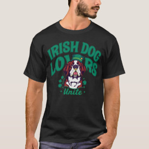 T-shirt Drôle & Retro Design - Les Amoureux de les chiens 