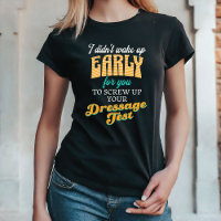 Drôle Retro Entraîneur Cheval Dressage Show Equest