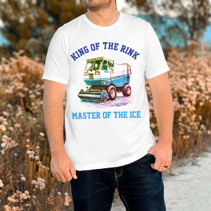 T-shirt Drôle Retro Hockey Resurfacer de glace Roi de la p