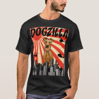 Drôle Retro Japonais Dogzilla Irlandais Terrier Pu