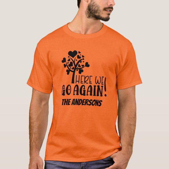 T-shirt Drôle Réunion Familiale Ici Nous Reprenons (Devant)