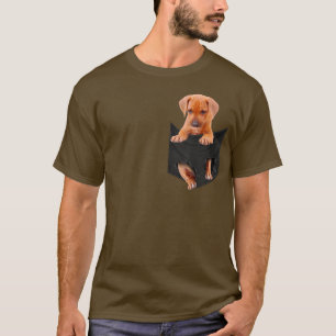 T-shirt Drôle Rhodesian Ridgeback dans votre poche pour ch