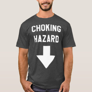 T-shirt Drôle risque d'étouffer Adulte papa plaisanter cad