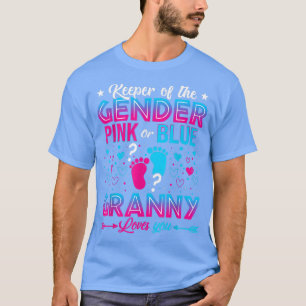 T-shirt Drôle rose Ou Bleu Granny Vous Aime Révéler Le Sex
