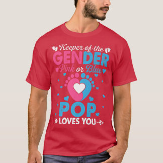 T-shirt Drôle Rose Ou Bleu Pop Vous Aime Genre Reveil Cut