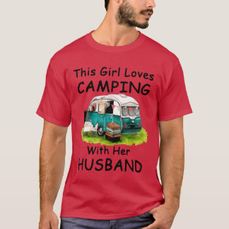 T-shirt DRÔLE SA FILLE AIME CAMPER AVEC SON MARI ami
