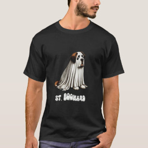 T-shirt Drôle Saint Bernard Halloween Fantôme, St. Boonard