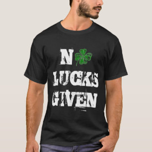 T-shirt Drôle Saint Patrick's Day Pas de chance donné Sham